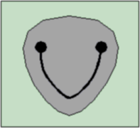 Pappherz als Einmerker